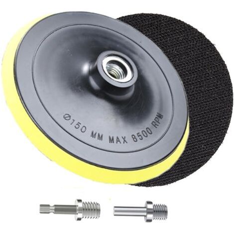 2 Stück Schleifpad, Griffschleifscheiben Für Rotationswerkzeug, Schleifen, Polieren, 150 Mm, M14