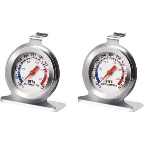 2er-pack Ofenthermometer Aus Edelstahl Für Gasöfen, Pizzaofenzubehör, Ofenthermometer