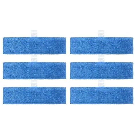 Lot Von 6 Chiffons Aus Weichem Mikrofasergewebe, Waschbar Und Wiederverwendbar Zum Dampfen