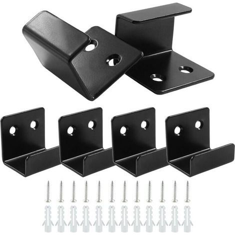6er-pack Wandhaken Aus Edelstahl, 25 Mm Innenbreite, Robuste Keramikfliesenhaken (schwarz)