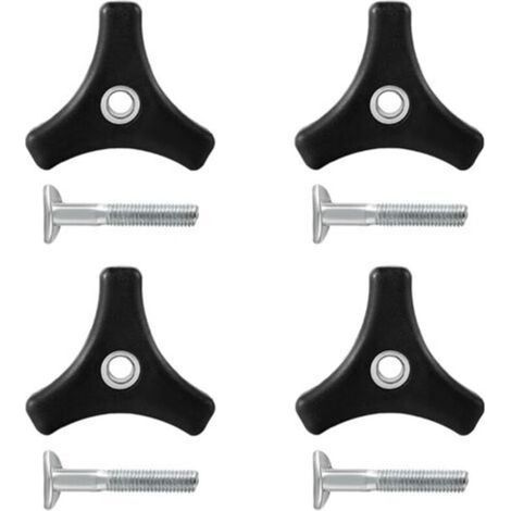 （5,4 × 4,7 × 4,7 Cm） 4 Stück Rasenmäher-griffknopf-mutterschrauben, Universal-rasenmäher-griff-kunststoff-ersatzschrauben Für Rasenmäher-trimmer
