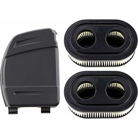Ulisem 2er-set Luftfilter Mit Luftfilterabdeckung Für Briggs & Stratton 550e, 575ex, 575is, 625exi, 650exi, 675exi, 675is Motoren, Ersetzt Teile 594106, 798339, 798452, 593