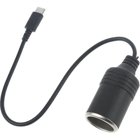 Usb C Typ C Auf 12 V Auto-zigarettenanzünder-buchse, Weibliches Stromkabel