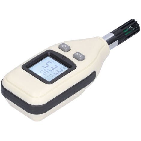 Digitales Thermometer Und Hygrometer, Hohe Genauigkeit, Temperatur Und Luftfeuchtigkeit, Mit Hintergrundbeleuchtetem Lcd-display (batterie Nicht Im Lieferumfang Enthalten),