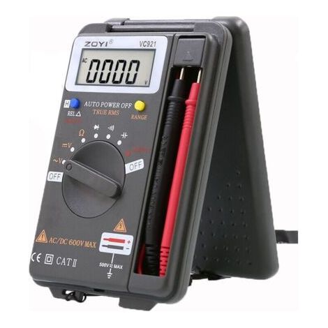 Numerisches Mini-multimeter, Voltmeter, Ampèremeter, Widerstandstest, Ohmmeter, Voltmeter, Ampèremeter, 4.000 Punkte