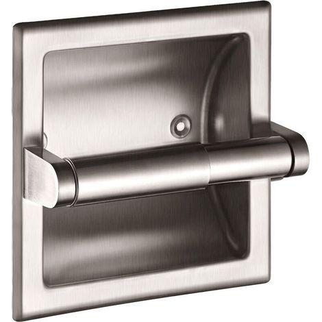 Porte-papier Toilette Argent Encastrable Und Acier Inoxydable Porte Rouleau De Papier Für Wc Salle De Bain Cuisine