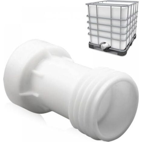 Ibc-adapter, S60 X 6, Gelenkverlängerung, 60 Mm Tankventil, 1000 L, Kunststoff, Grobes Gerades Gewinde, S60 X 6, Ibc-container-zubehör, Tankanschluss