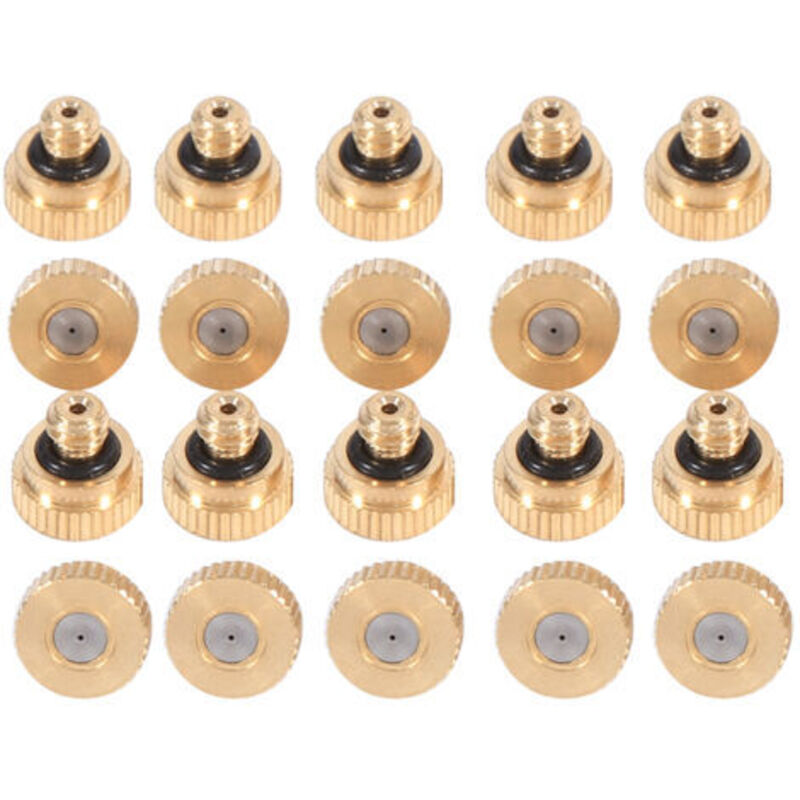 Messing-nebeldüsen Für Kühlsystem (0,4 Mm), 10/24 Unc Garden, 20 Stück