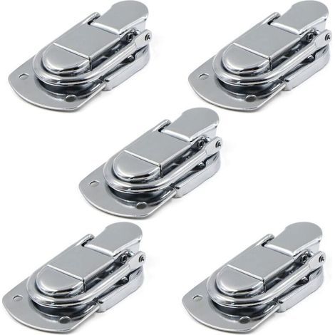 5 Stück Hebelverschluss-kippverschluss-verschlüsse, Edelstahl-kippverschluss Für Geschenkbox, Geschenkbox, Schublade, Schrank, Medizinisches Set, Werkzeugtruhe