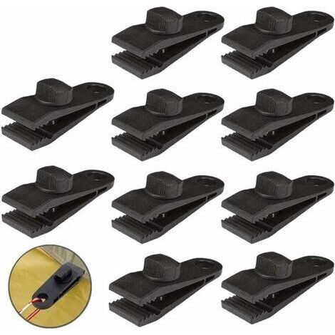 10er-pack Robuste Planenklammern Für Markisen, Outdoor-camping, Wohnwagen-markisen, Autoabdeckungen, Poolabdeckungen