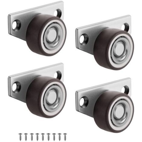 Roulettes Roulette-geräte, Roulettes Für Möbel, Pivotante Roulettes-geräte, 4 Teile Universelle Roulettes Fixes Für Möbel Amovibles Roulettes Pivotantes, Petites Rotatives