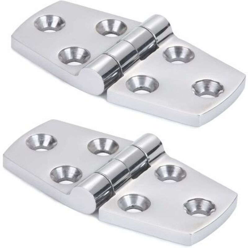 Schiffsscharnier, Edelstahl 316, 76 X 38 Mm, Schranktürscharnier, Verwendet Für Boote, Yachten, Türscharniere, Schrankscharniere, Verbindungsscharniere, 2 Stück