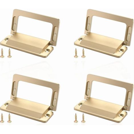 4 Stück Schrankgriffe, Schrankgriffe Aus Zinklegierung, Gold