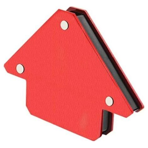 Schweißmagnet Magnetisches Schweißquadrat Mit Winkel 45° 90° 135° - 25bl/11kg (rot)