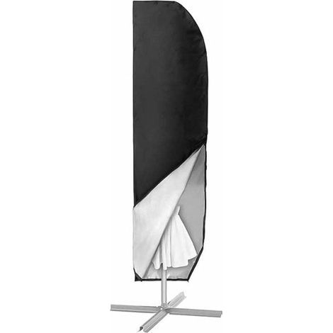 Tissu 210d Enduit Argent Parasol Couverture Étanche Parapluie Couverture Résistant Aux Intempéries Uv Anti, Coupe-vent Und Neige Preuve Extérieur For Cantilever Parasol-