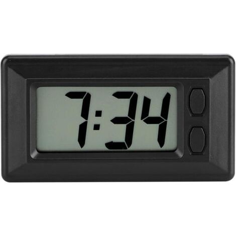 Tragbare Digitale Lcd-uhr, Autotisch, Armaturenbrett, Elektronische Tischuhr, Datum, Uhrzeit, Kalender, Anzeige, Armaturenbrett Mit Klebepad