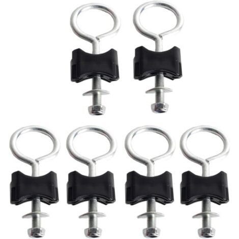 Trampolinzubehör Trampolinschrauben Zur Befestigung Von Trampolinen Passend Für Große Trampoline (6mm Rundschrauben - 6er Pack)