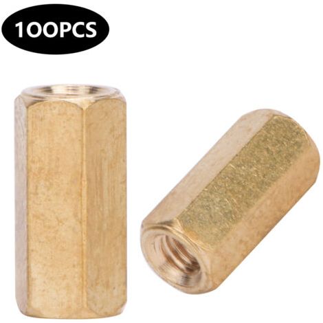 Messing-abstandskupplung M3 Sechskant 100 Stück M3 X 10