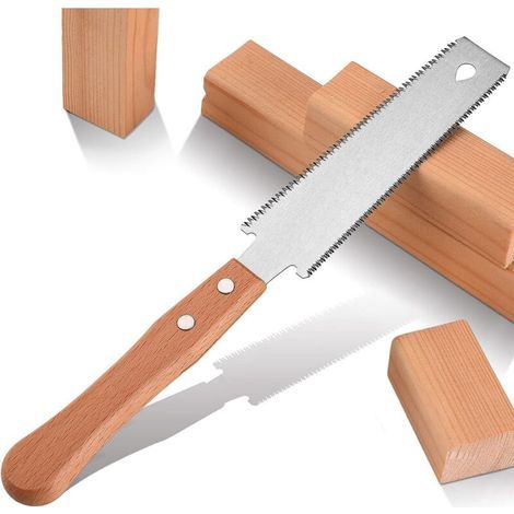 Japanische Säge, Kleine Holzsäge, 15,2 Cm Flexible, Zweischneidige Klinge, Manuell, Hobby, Heimwerken, Scharfe Und Leichte Japanische Zimmermannssäge
