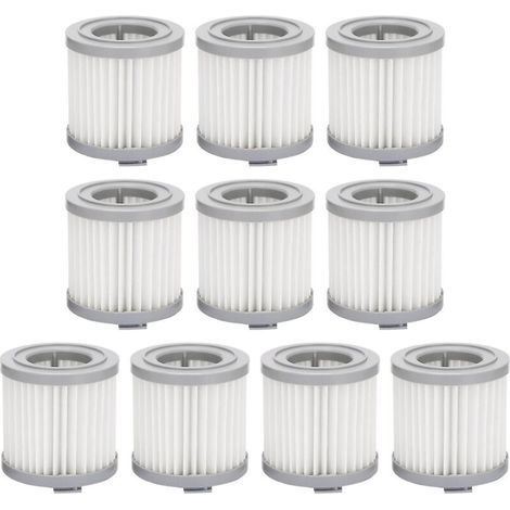 Lot Von 10 Hepa-filtern Für Hauptstaubsauger Ohne Jv51, Jv53 Und Jv83, Hepa-zubehör