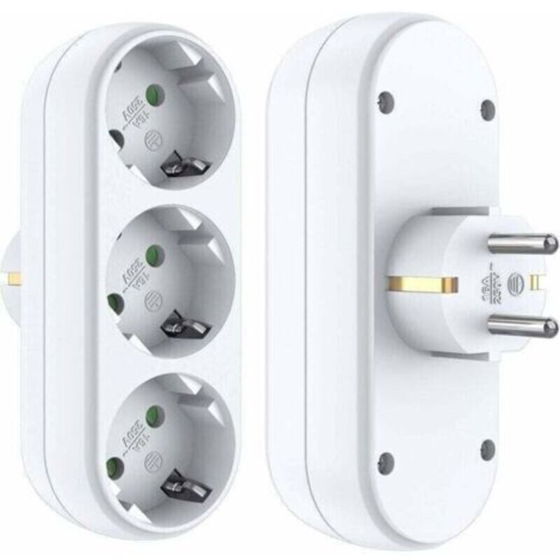 Steckeradapter Mehrfachsteckdose Ohne Kabel Wandsteckdose Weiß Weiß Ladeadapter Usb-ladegerät Für Kamera