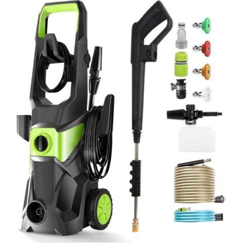 Nettoyeur Haute Pression 2400w 4000psi Ipx55 Mit 10/min, Leistungsstarker 52,5-fuß-druckpistole Und Flexibler Haute Pression