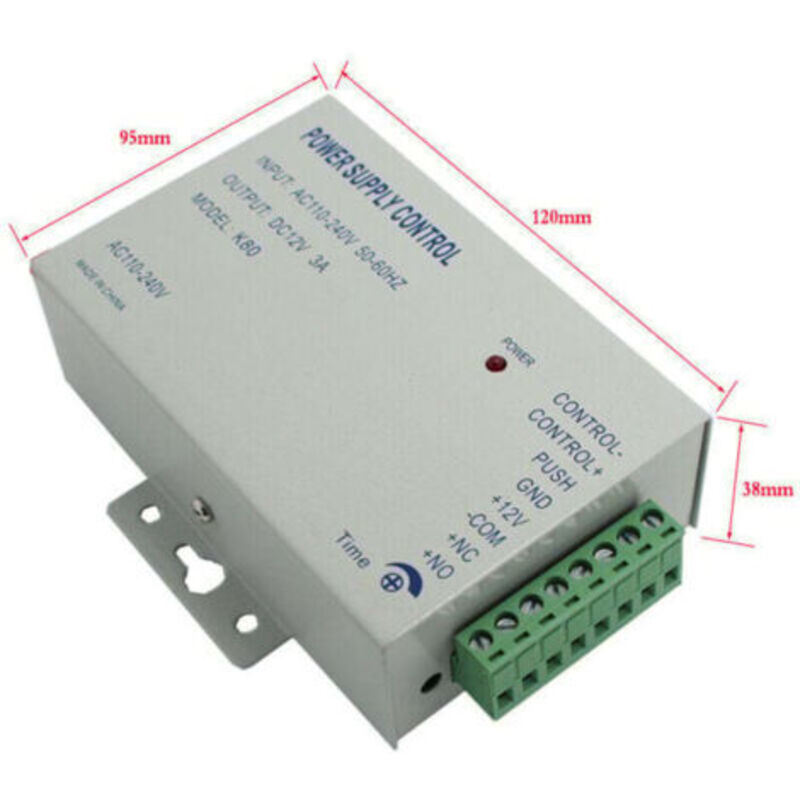 Pr Ac 110–240 V Bis Dc 12 V, 3 A, 36 W, Stromversorgungssteuerung Für Stromversorgungs-zugangskontrollsystem