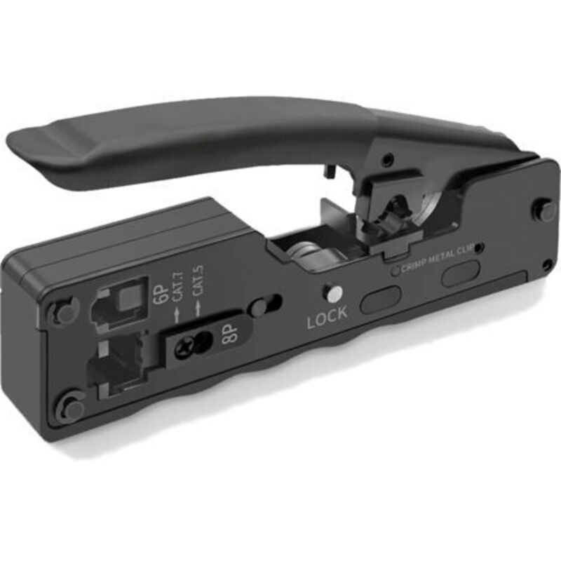 Pince Auf Rj45-kabel Für Cat5/cat5e/cat6/cat6a/cat7-netzwerkkabel. Rj45-netzwerkkabel Auf Kabel Und 6p Rj11-telefonkabel