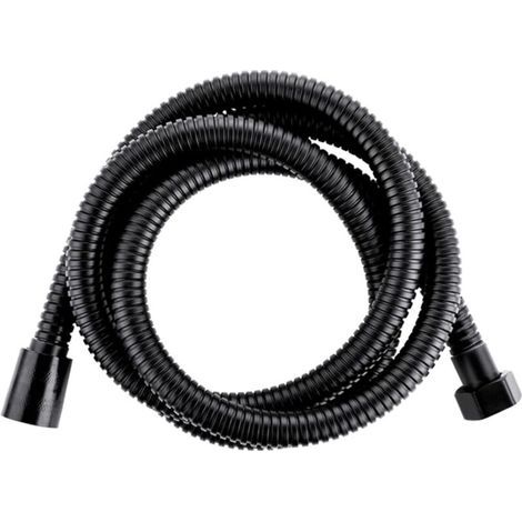 Brauseschlauch, 200 Cm Schlauch Für Handbrause, Brauseschlauch Mit Verdrehschutz Für Handbrause, Universal Anti-verdreh-brauseschlauch, Schwarz