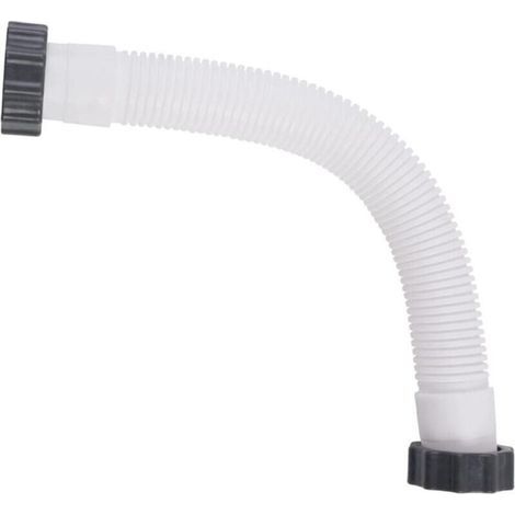 Flexibler Ersatzschlauch Für Schwimmbadfilter, Schwimmbadpumpenschlauch, Saugschlauch, Weiß, 40,6 Cm