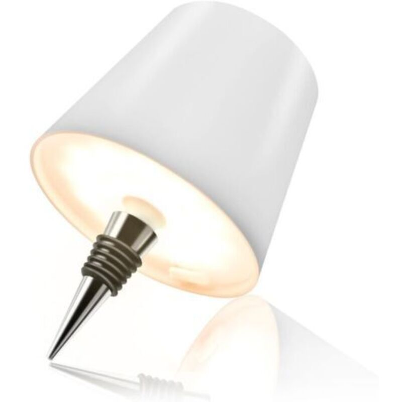 Pr-flaschenlampe, Wiederaufladbare Kabellose Led-tischlampe, Mit 3 Farben Und Einstellbarer Helligkeit, Ip 54 Wasserdichte Led-flasche Für Restaurant, Schlafzimmer, Terrasse, Geschenk
