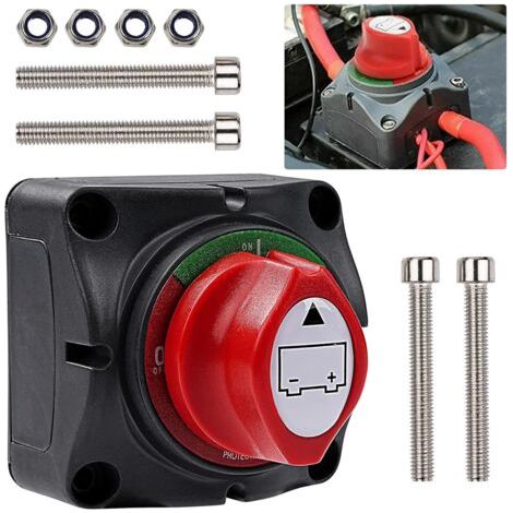 12 V-48 V Batterie-leistungsschalter: 48 V 275 A Autobatterie-trennschalter, Batterie-trennschalter Für Boot, Lkw, Wohnmobil, Auto, Traktor