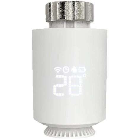 Heizkörperthermostat, Programmierbarer Heizkörperthermostat, Kompatibler Heizkörperthermostat Mit Alexa, Smart Life App-steuerung, Tuya Zigbee Gateway Erforderlich