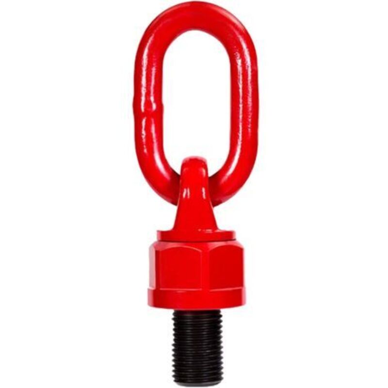 Pr Universal-hebeöse – M12 × 18 Mm 1t Hebeösen-ringwerkzeug, Ringschraube Aus Legiertem Stahl, 360-grad-drehung, Hebeösenschraube, Matrize, Verbindungsbolzenschraube (rot)