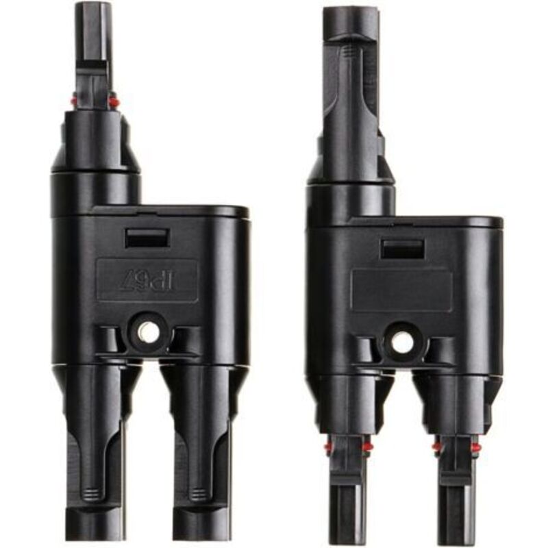 Pr H- 1x E Stecker (1 Bis 2 Zweige) Des Solarpanels, Langlebig Und Gespeichert Mc4 Für Die Familie