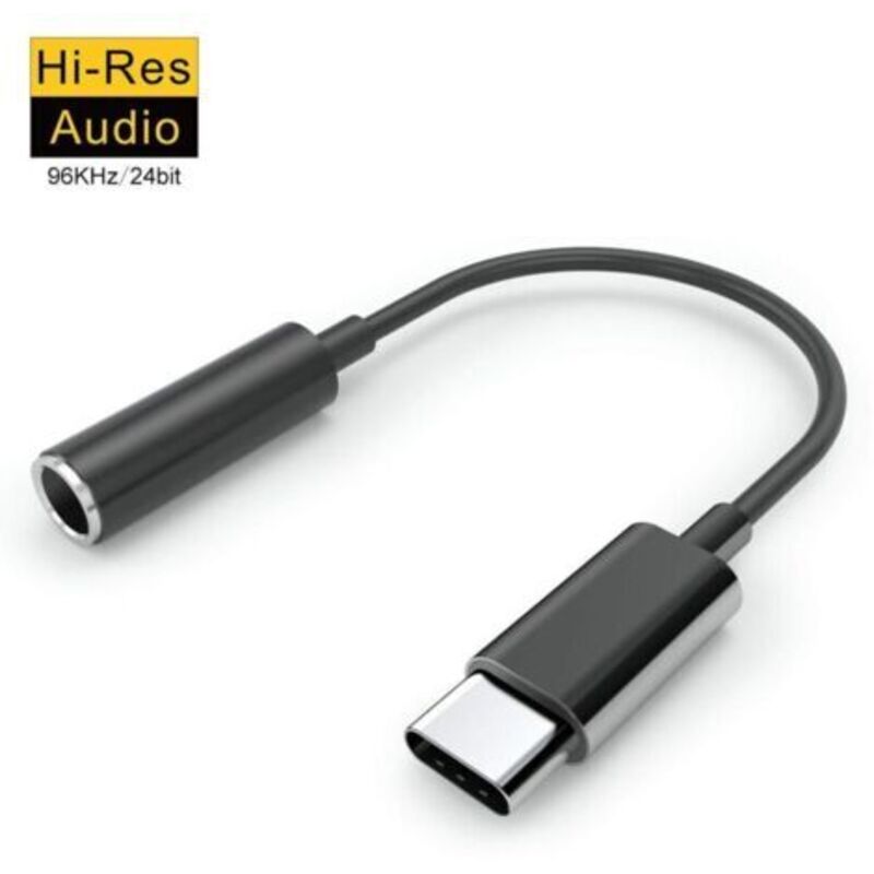 Pr Usb-c-kopfhörer-adapter, Usb-c Auf Typ-c-buchse Auf 3,5-mm-aux-buchse-adapter Mit Dac-chipsatz, Kompatibel Mit Ipad Pro 2018, Pixel 3/2 Xl, Htc U11/u12+, Huawei P20 Pro/mate 20 Pro