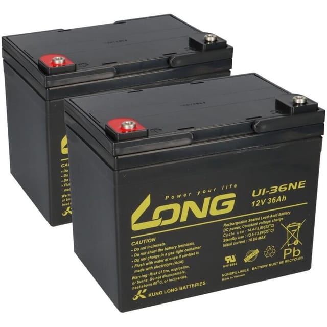 Verschiedene - Ersatzakku für Dietz Bechle Agin 6 und 10 2x 12V (24V) 36Ah Zyklenfest agm Long