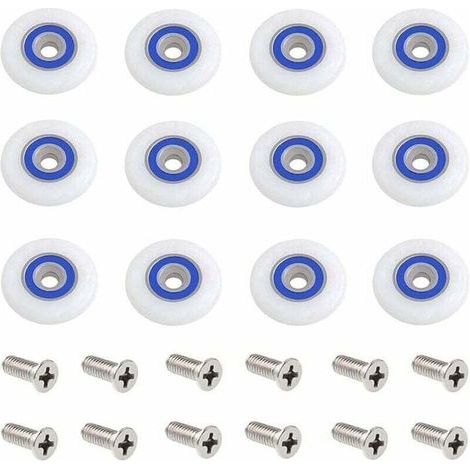 Roulette Porte Douche 12 Teile 27mm Roulettes Für Porte De Douche Roulette Porte Douche Roues Roulettes De Rechange Roulette Porte Roulette De Douche Für Porte De Douche Mit Des Vis