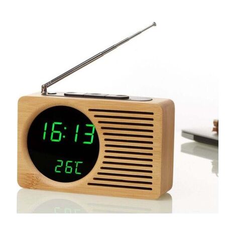 Radiosender Im Retro-stil, Stummgeschaltetes Radio, Elektronische Uhr Mit Kreativem Geschenk.