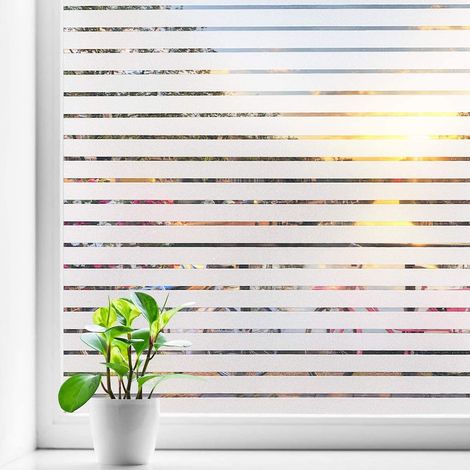 Vinyl-klebefolie Für Fenster, Badezimmertüren, Badezimmer Und Büro (30 Cm X 5 M)
