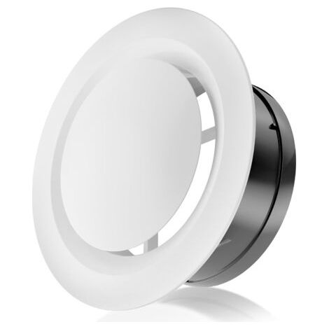 1 Stück Lüftungsgitter, 150 Mm, Verstellbares Lüftungsgitter, 125 Mm, Geeignet Für Vmc, Garage, Badezimmer, Küche
