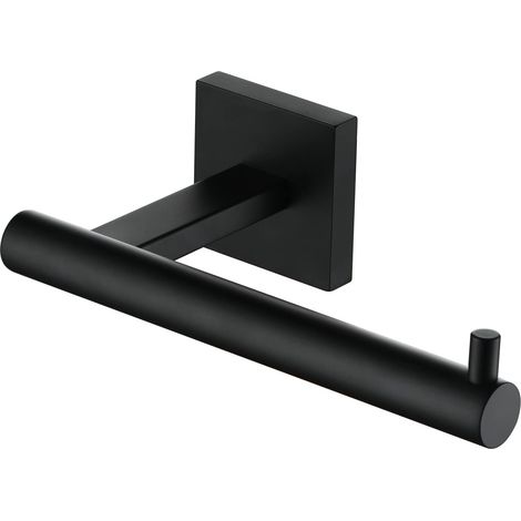 Toilettenpapierhalter Für Badezimmer – Halterung Für Große Rouleaux-formate – Edelstahl-schwarzmatte – B2005bk