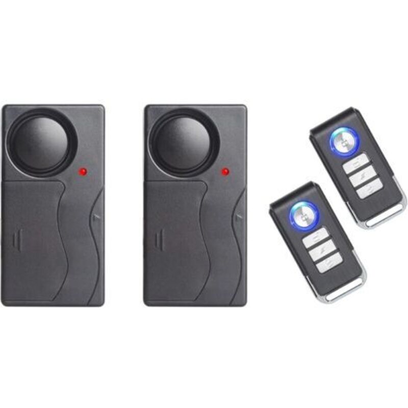 Inklusive 2 Anti-alarm-packungen, Anti-effraction-sicherheitssystem Mit Einstellbarer Bewegungserkennung Und Erhöhter Empfindlichkeit Von 110 Db