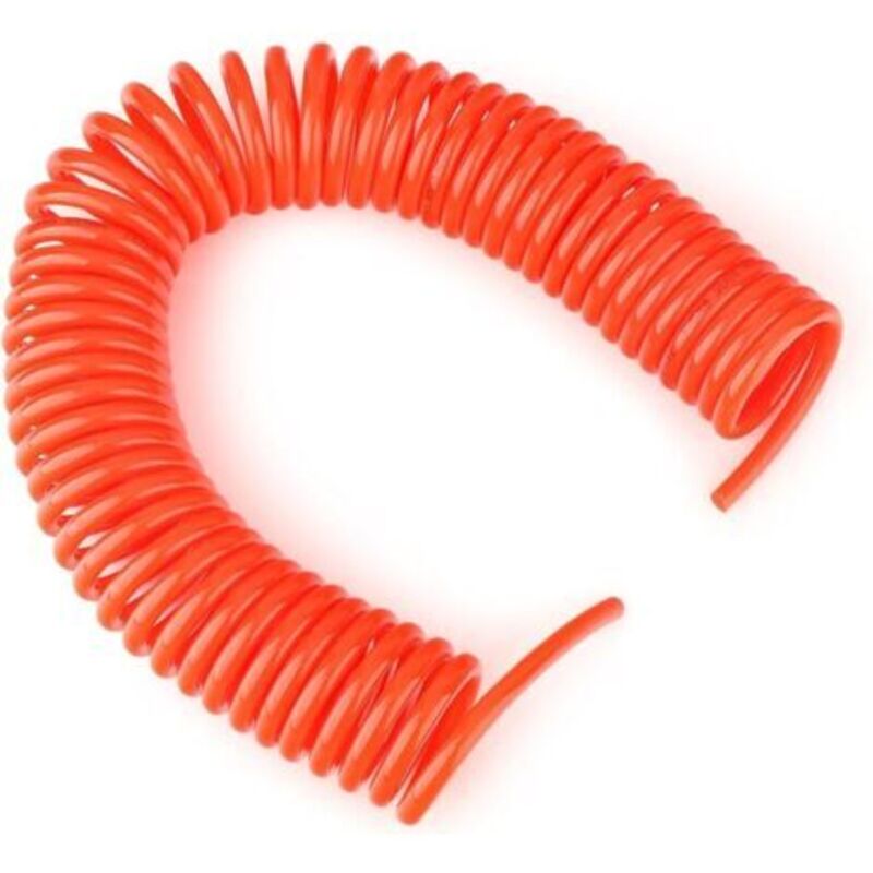 1 Stück 8 X 5 Mm Pneumatischer Rückstoßschlauch, 6 M Roter Spiralfederschlauch, Pneumatische Werkzeuge