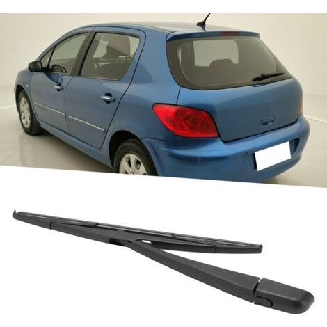 Heckwischer-set Für Peugeot 307, 6429t1, Abs+harz, Beständig Gegen Extreme Bedingungen, Schwarz, Style 1