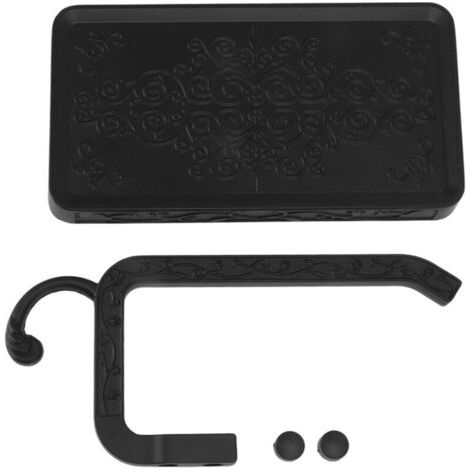 Wand-toilettenpapierhalter Aus Space-aluminium – Amerikanischer Stil – Mit Telefonhalter – Modell A (kraftbox)