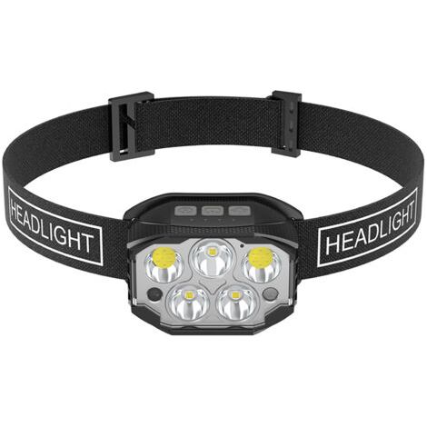 Wiederaufladbare Stirnlampe Mit Hoher Helligkeit Zum Angeln, Induktionslicht Mit Langer Dauer