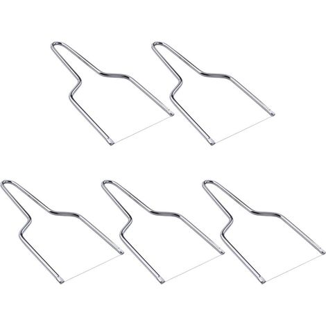 Lot Von 5 Frischkäsetranchen Aus Rostfreiem Edelstahl Mit Frischkäse-multifunktionsfil