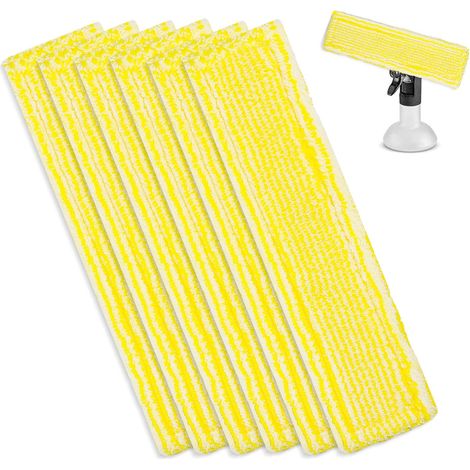 Lot Von 6 Mikrofaser-netto-tampons - Tampons/mikrofaser-netto-tampons - Zubehör Für Die Glas-nettoyage