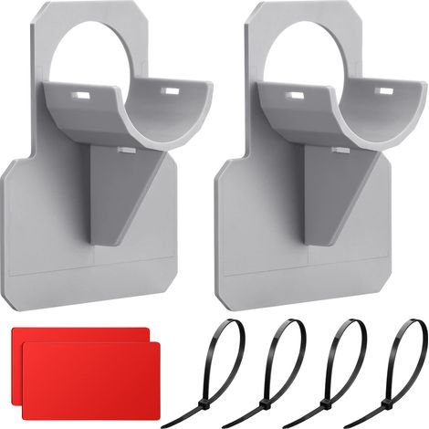 Lot Von 2 Stützen Für Schwimmbecken (grau) - Zubehör Für Schwimmbecken, Einschließlich Stützen Für Schwimmbecken, Selbstklebendem Gummi Und 4 Halsketten.
